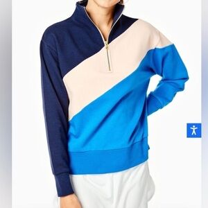 Addison Bay 100% cotton Filbert Quarter Zip sweatshirt